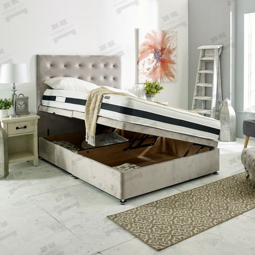 Ottoman storage bed fabric - ottoman,