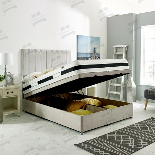Upholstered ottoman gas - gas, lift