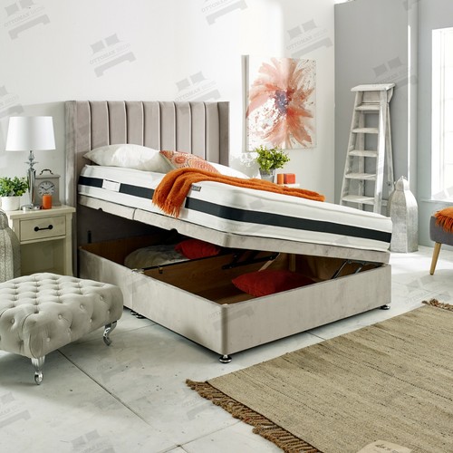 Wing vertical lined - lined, ottoman
