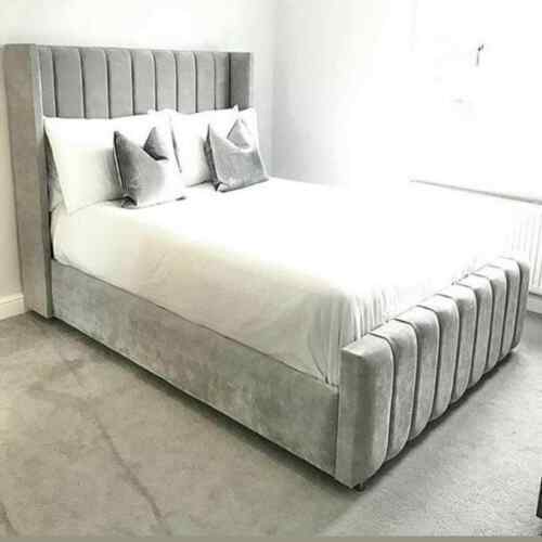 Panel wing back bed frame - back,