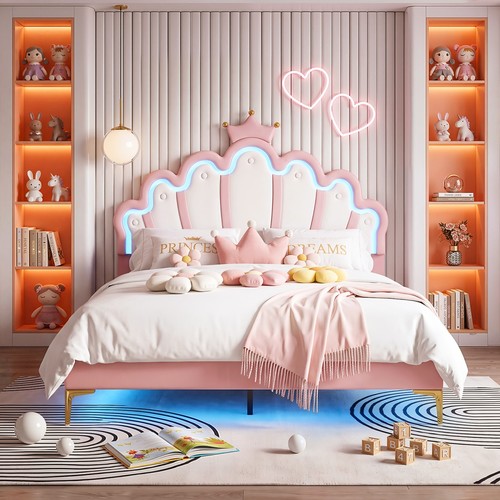 Pink princess led - led, bed