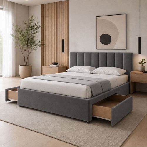 Plush divan bed - divan, 1000