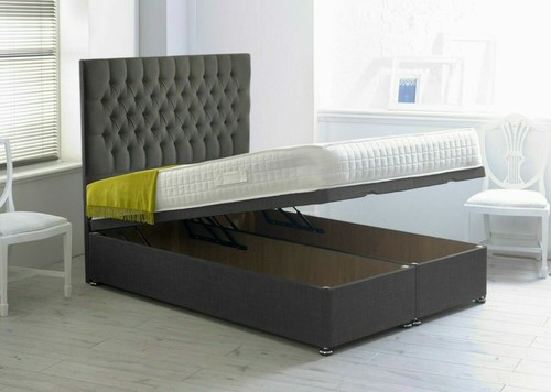Chesterfield storage ottoman - storage,